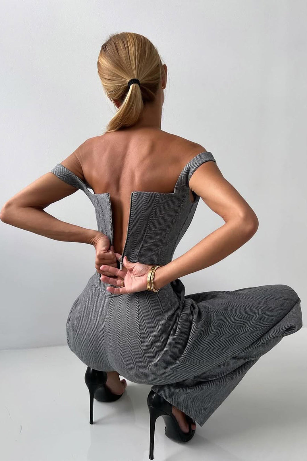 Grace - Three-Piece Set with Double-Breasted Blazer